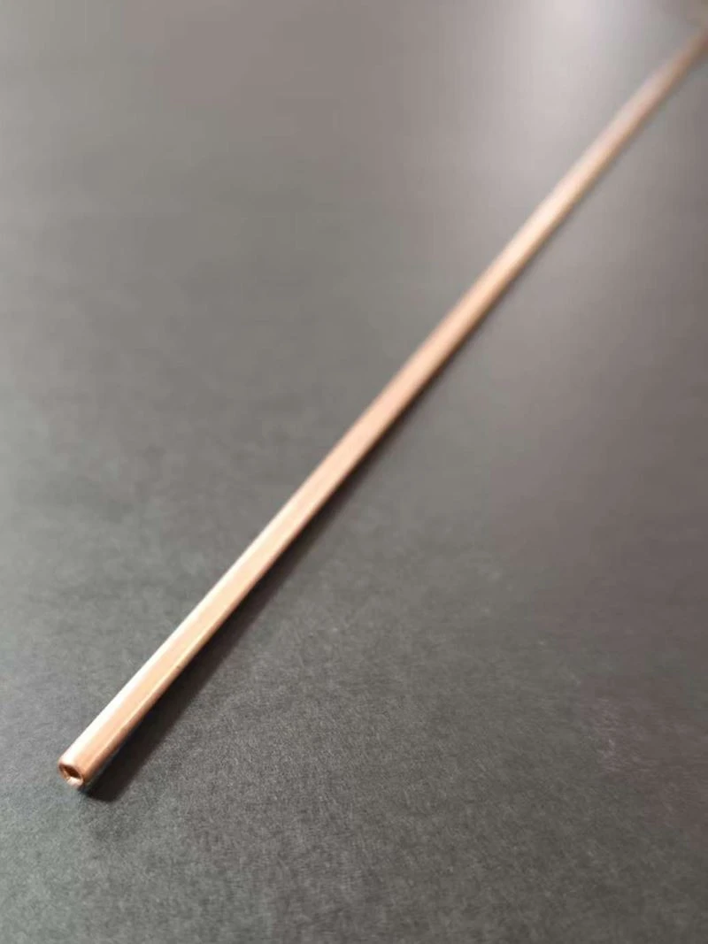 Full-Size Straight Red Copper Capillary Tube